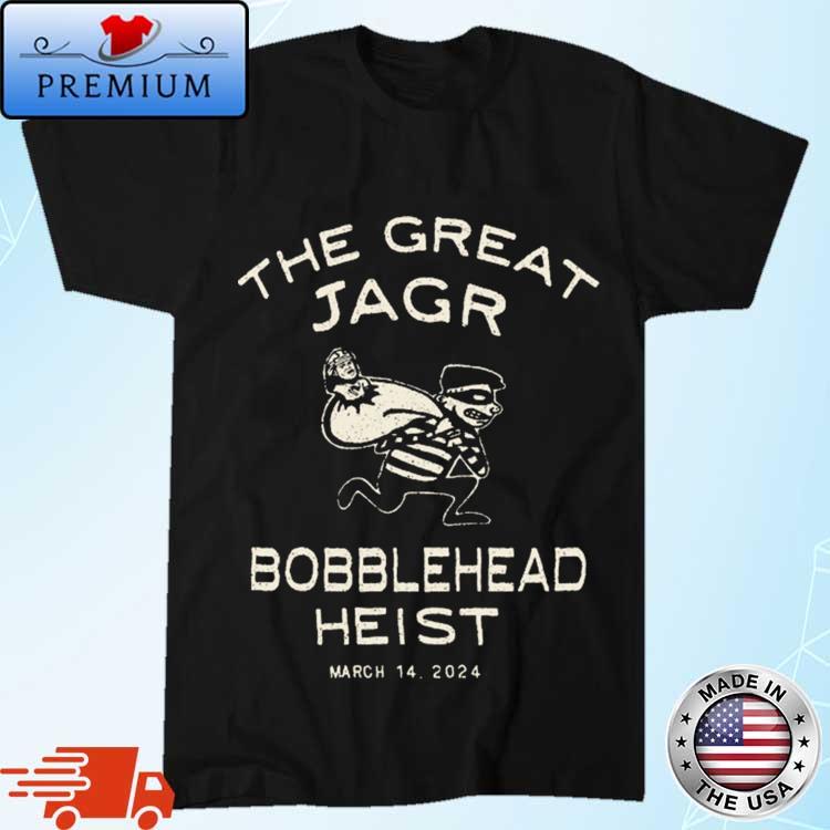 Official The Great Jagr Bobblehead Heist March 14 2024 Shirt