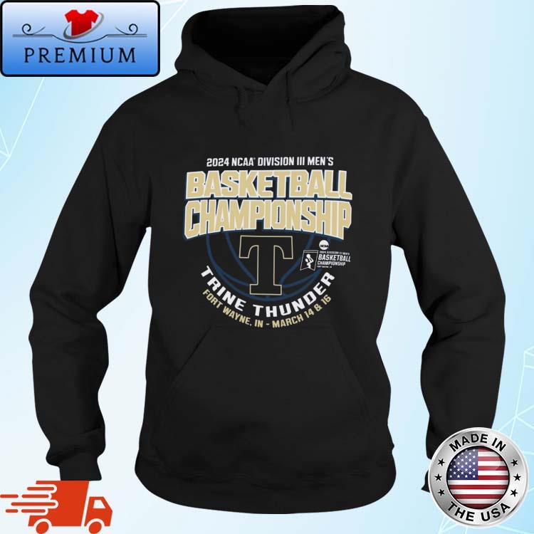 Official trine Thunder 2024 NCAA Division III Men's Basketball Championship Shirt Hoodie