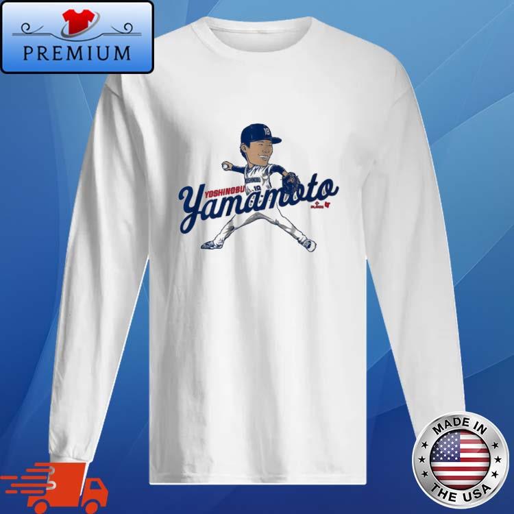 Official yoshinobu Yamamoto Caricature Shirt Long Sleve