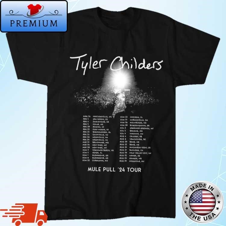 Official Tyler Childers 2024 Mule Pull Tour Shirt
