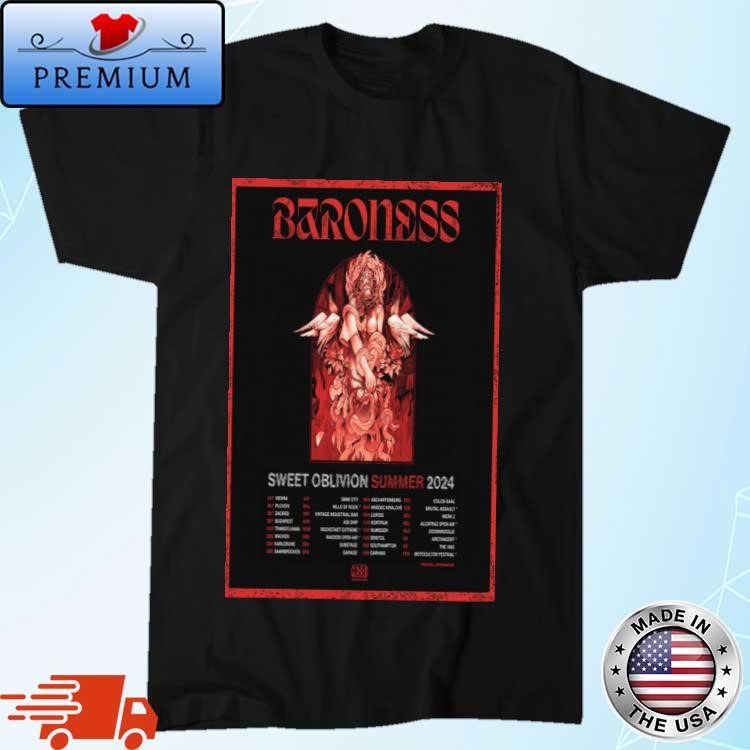 Official 2024 Baroness Sweet Oblivion Summer Shirt