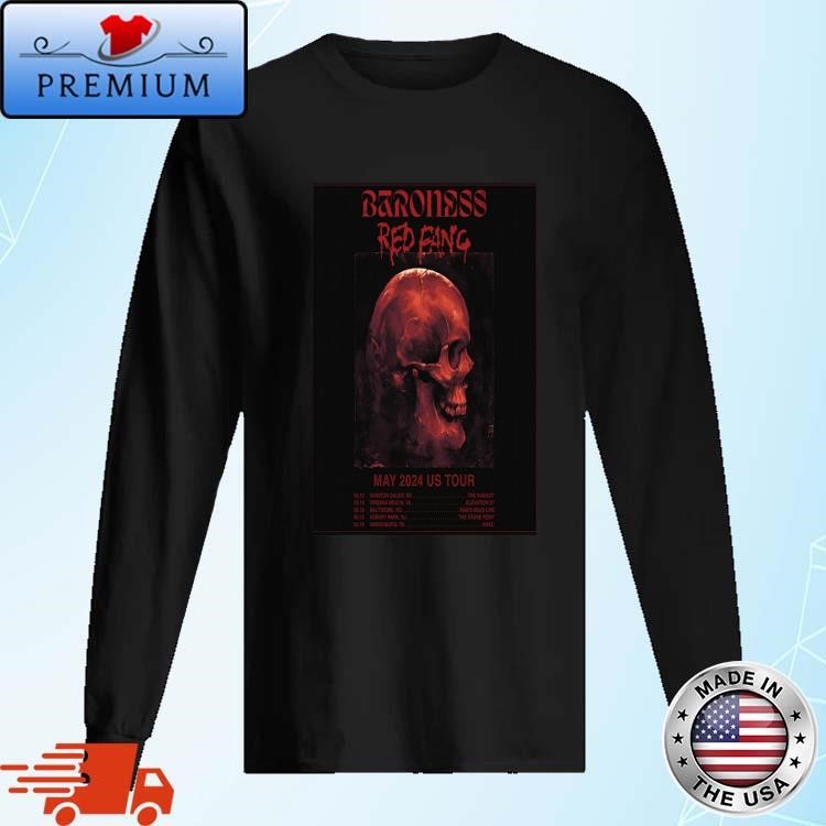 Official Baroness Red Fang May 2024 Us Tour Long Sleeve