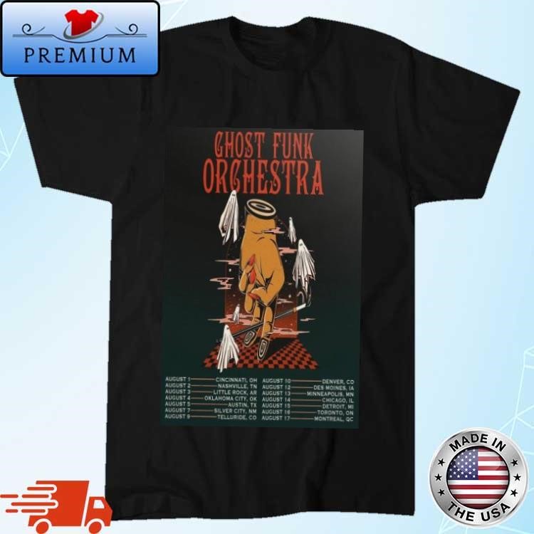 Official Ghost Funk Orchestra August Shows 2024 Shirt