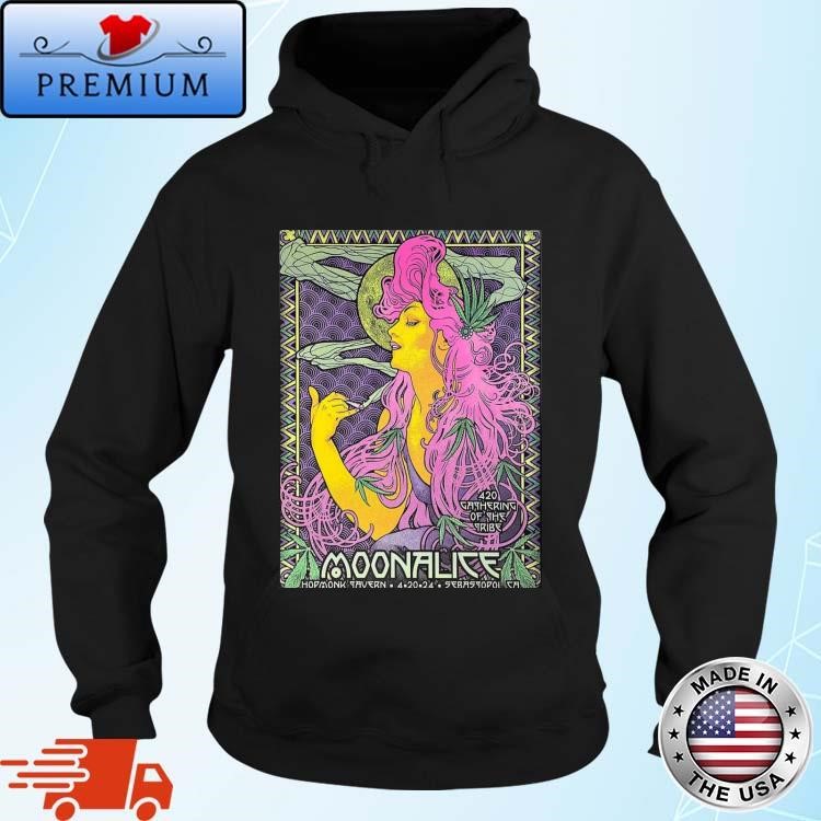 Official Moonalice 420 Gathering Of The Tribe HopMonk Tavern Sebastopol CA 20 April 2024 Hoodie
