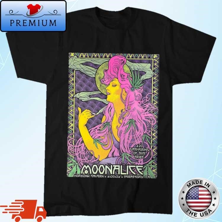 Official Moonalice 420 Gathering Of The Tribe HopMonk Tavern Sebastopol CA 20 April 2024 Shirt