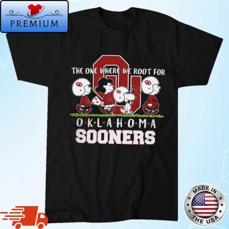 Official Snoopy And Woodstock Peanuts The One Where We Root For Oklahoma T-Shirt