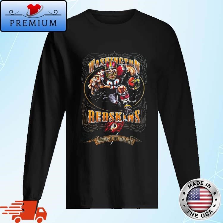 Official Washington Redskins Mascot Grinding It Out Since 1920 Long Sleeve
