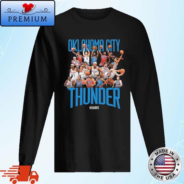 Official OKC Thunder Basketball Team 2024 Long Sleeve