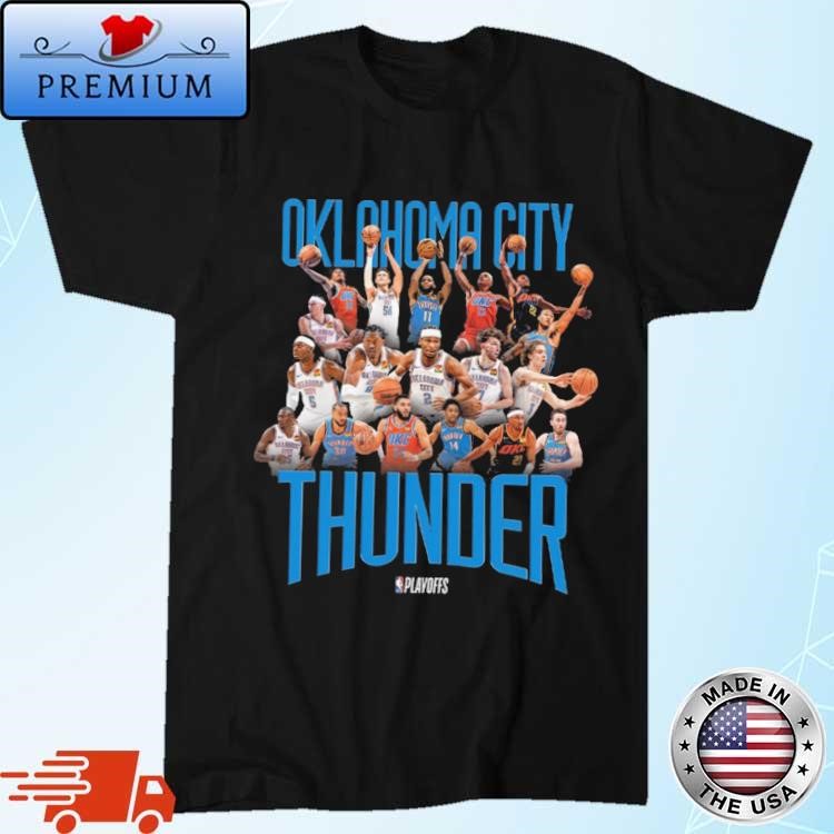 Official OKC Thunder Basketball Team 2024 Shirt