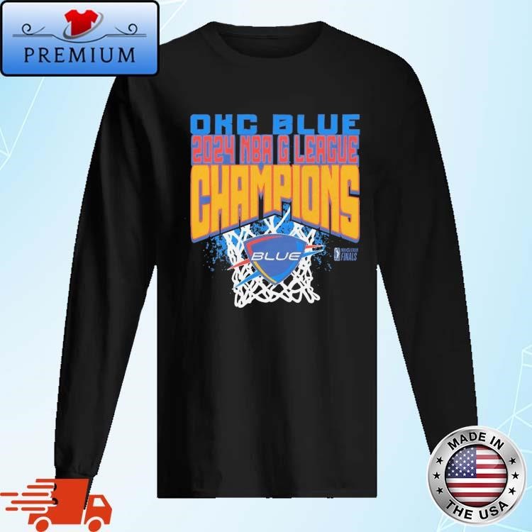 Official OKC Blue 2024 NBA G League Champions Long Sleeve