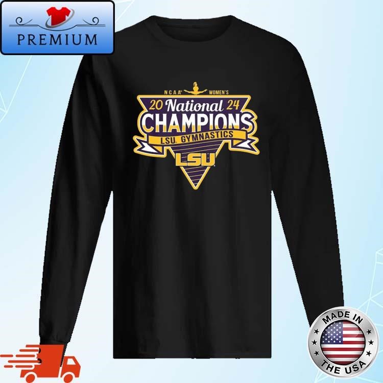 Official LSU Tigers 2024 NCAA Women's Gymnastics National Champions Long Sleeve