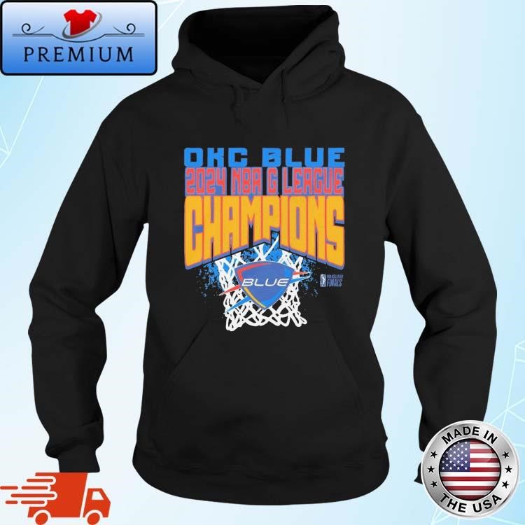 Official OKC Blue 2024 NBA G League Champions Hoodie