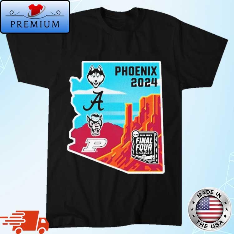 Official Charcoal 2024 Final Four State Shirt