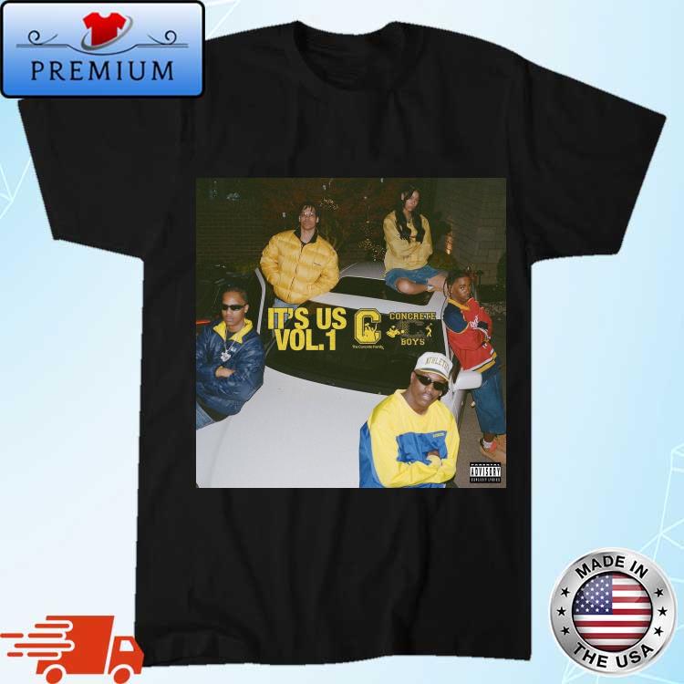 Official concrete Boy Boat And Concrete Family It's Us Vol 1 April 5th 2024 Shirt