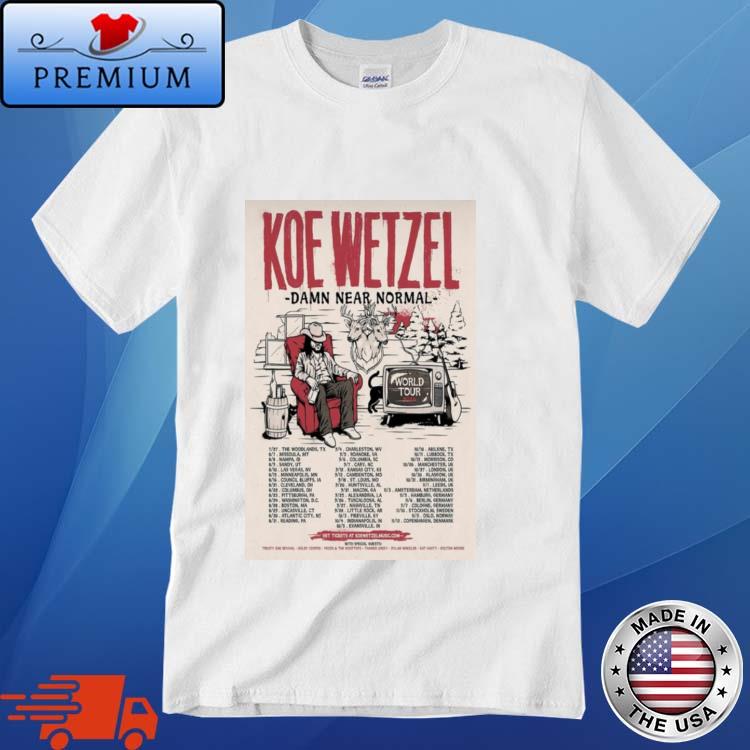 Official koe Wetzel World Tour 2024 Shirt