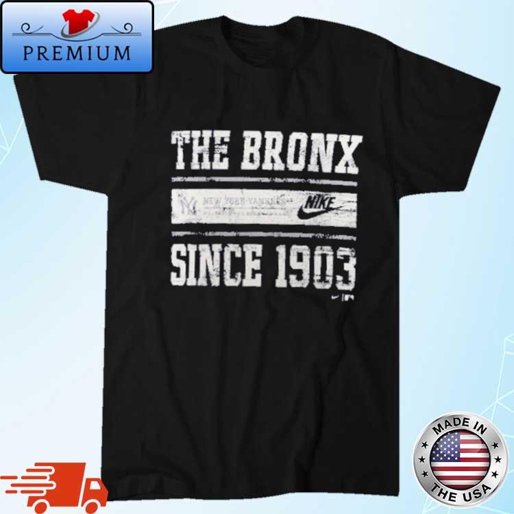 Official new York Yankees Nike Cooperstown Collection Local Stack Shirt