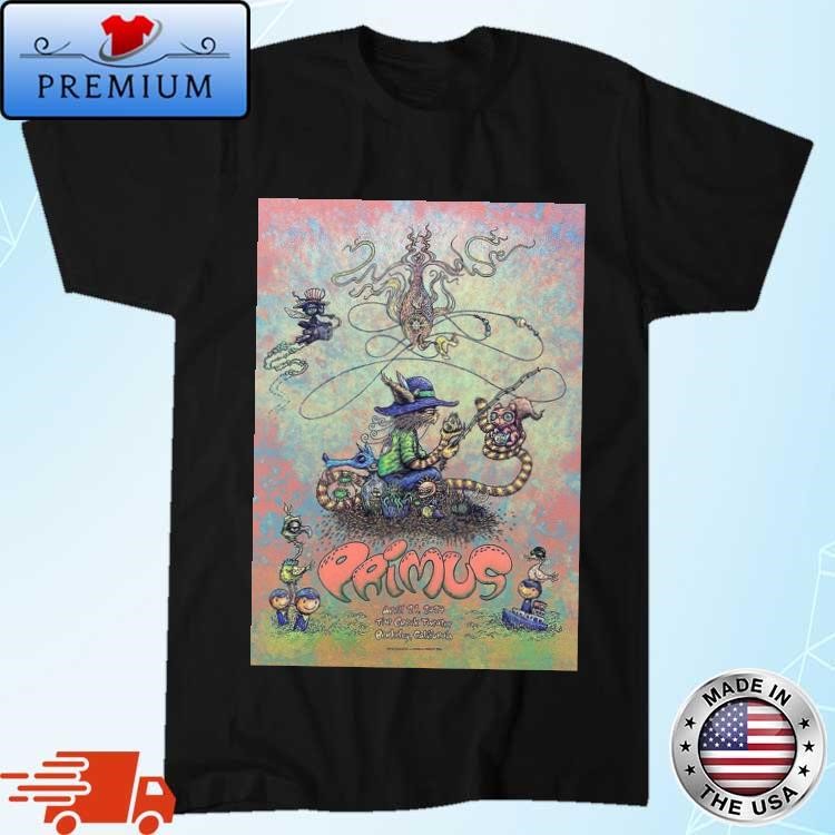 Official Primus At Sessanta Tour Tonight Poster At The Greek Theatre In Berkeley CA On April 21st 2024 Shirt