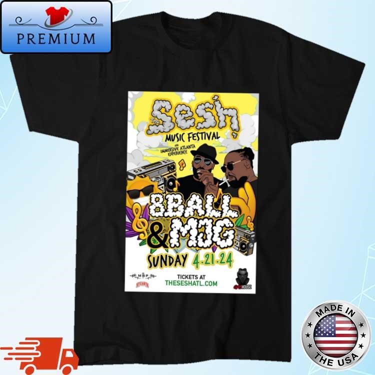 Official The Sesh Music Festival 8ightball April 21 2024 Shirt