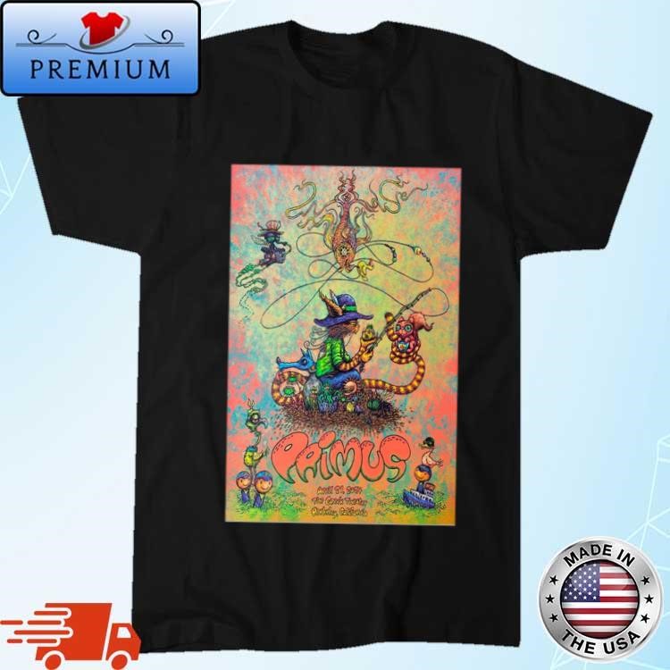 Official Primus April 21, 2024 Greek Theatre Berkeley, CA Tour Shirt