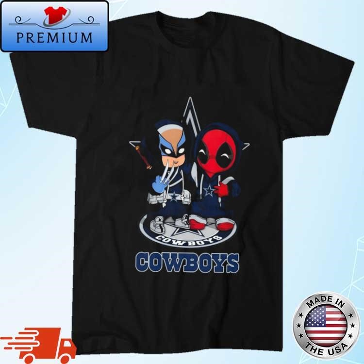 Dallas Cowboys Marvel Wolverine Deadpool True Friends 2024 T-Shirt