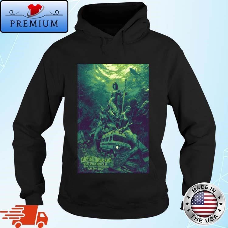 Dave Matthews Band May 25 2024 iTHINK Financial Amphitheatre West Palm Beach FL Poster Hoodie