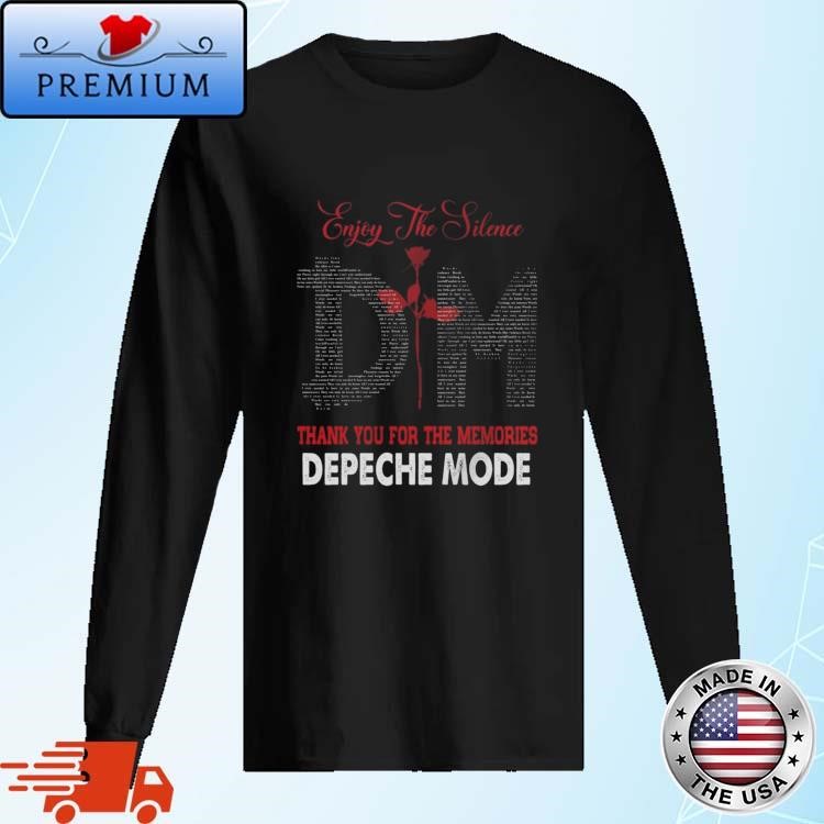 Depeche Mode Enjoy The Silence Thank You For The Memories Long Sleeve
