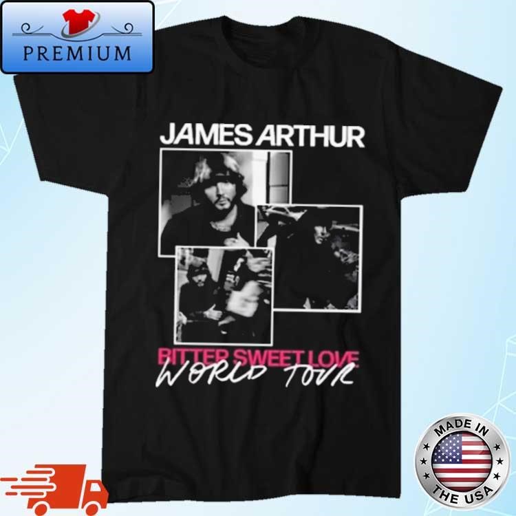 James Arthur Bitter Sweet Love 2024 World Tour T-shirt