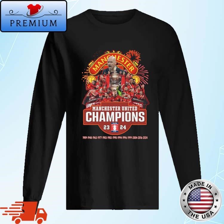 Manchester United FA Cup Champions 23-24 Long Sleeve