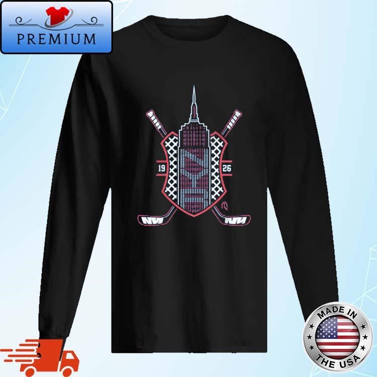 New York Rangers Hockey Empire State Hockey Badge Long Sleeve