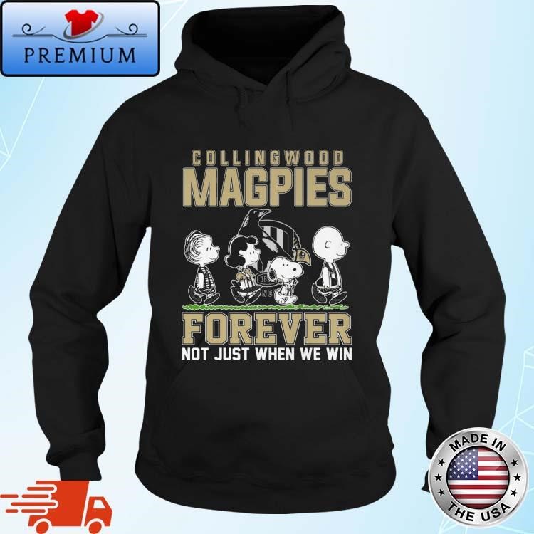 Official AFL Collingwood Magpies Forever Not Just When We Win Hoodie