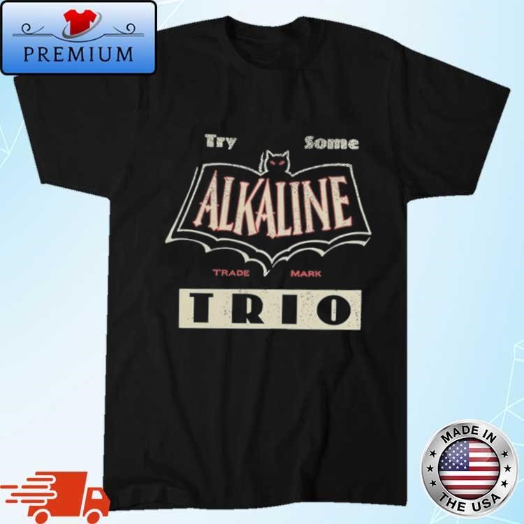Official Alkaline Trio Black Bat Shirt