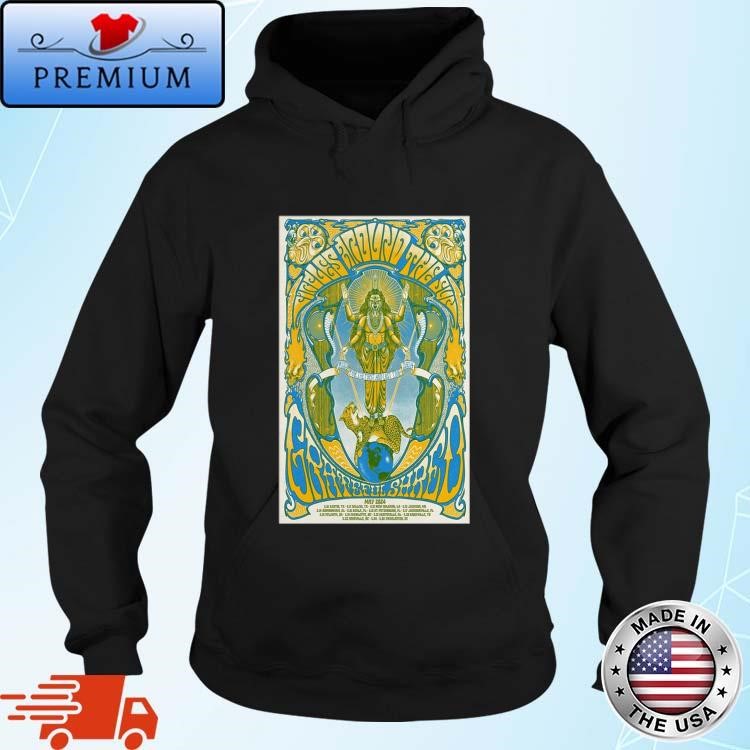 Official Circles Around The Sun & Grateful Shred Live Tour May 2024 Hoodie
