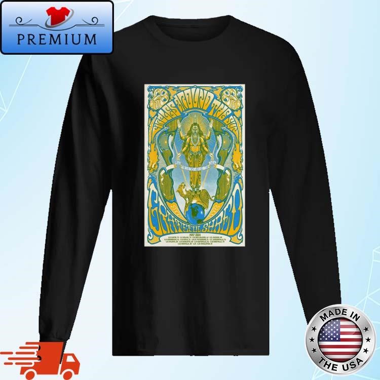 Official Circles Around The Sun & Grateful Shred Live Tour May 2024 Long Sleeve