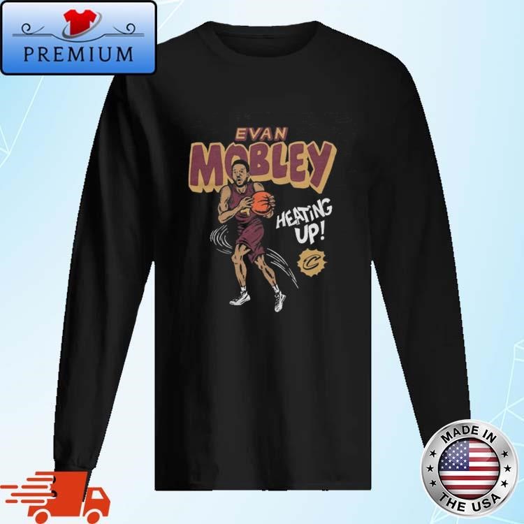 Official Cleveland Cavaliers Comic Evan Mobley Heating Up Long Sleeve
