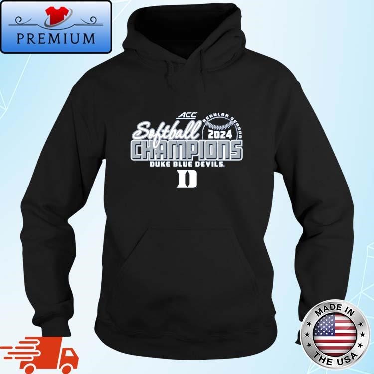 Official Duke Blue Devils 2024 ACC Softball Regular Season Champions Hoodie