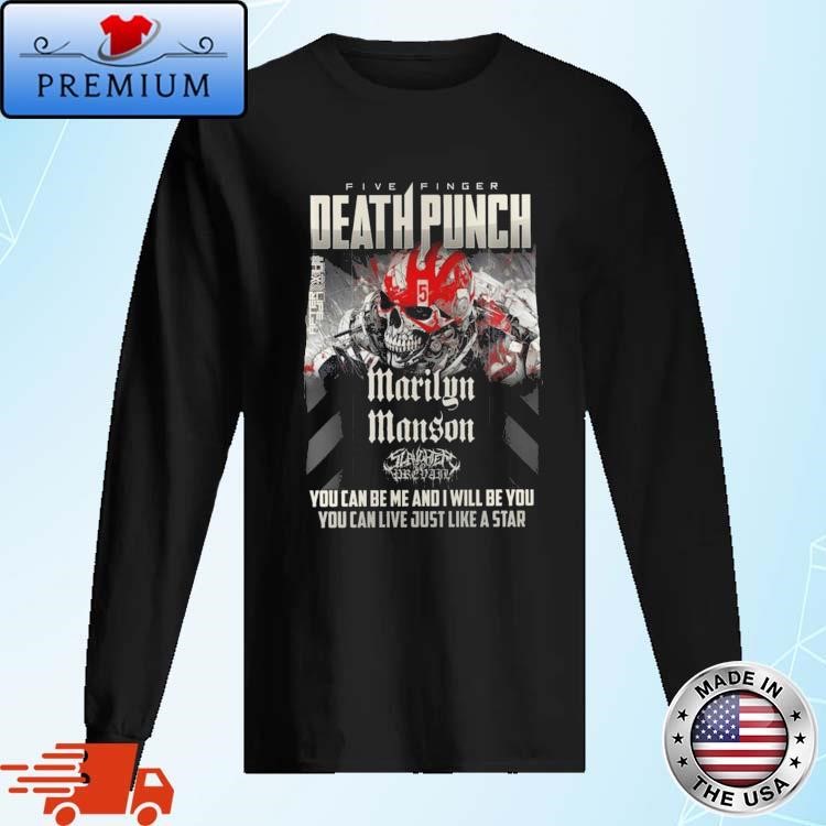 Official Five Finger Death Punch Marilyn Manson Live Like A Star Long Sleeve