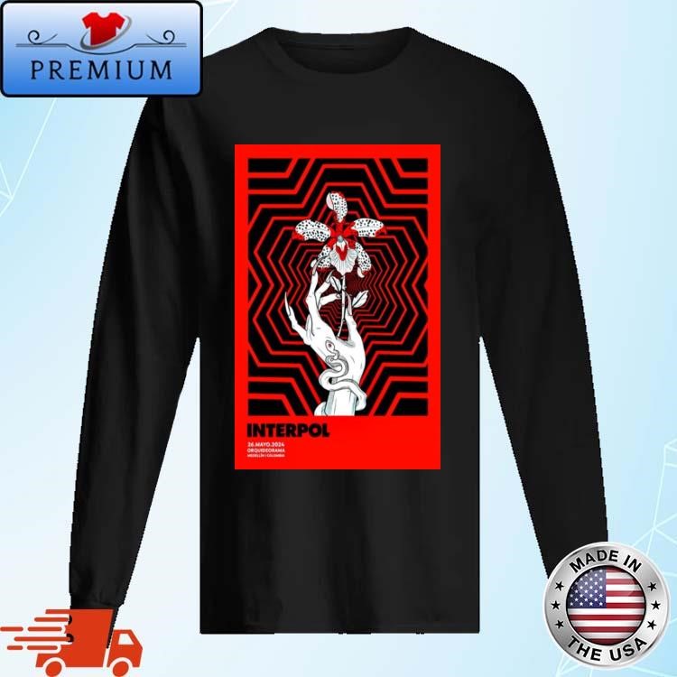 Official Interpol May 26th 2024 Medellín Colombia Poster Long Sleeve
