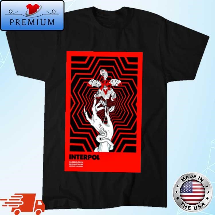 Official Interpol May 26th 2024 Medellín Colombia Poster T-Shirt
