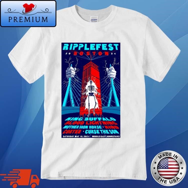 Official King Buffalo Show At Middle East Downstairs On May 18 2024 T-Shirt