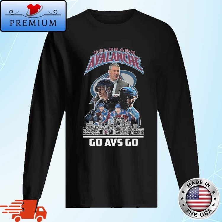 Official NHL Colorado Avalanche Ice Hockey Team Go Avs Go Skyline 2024 Long Sleeve