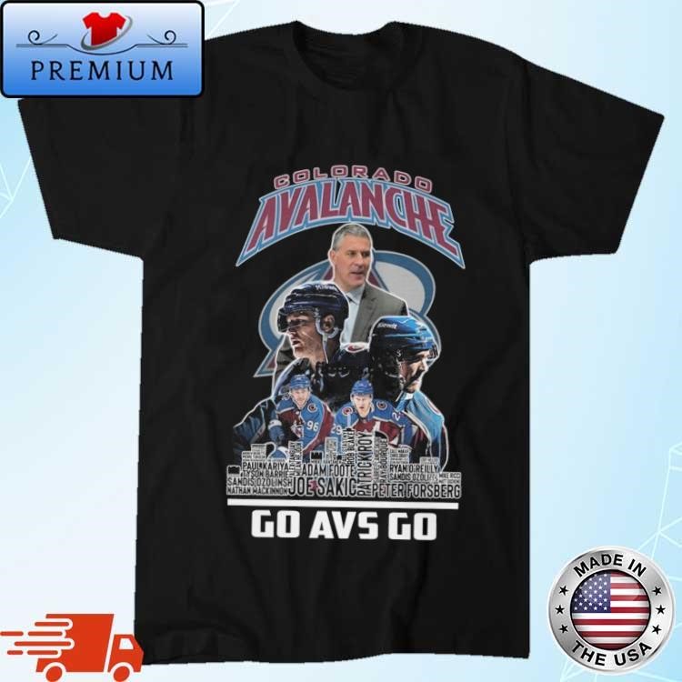 Official NHL Colorado Avalanche Ice Hockey Team Go Avs Go Skyline 2024 Shirt