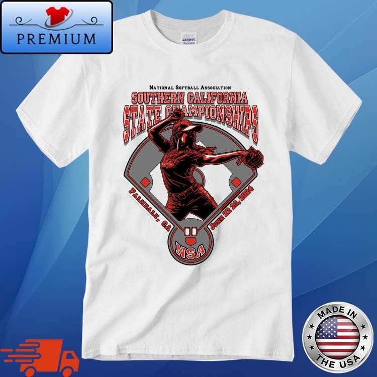 Official National Softball Association Southern California State Championship Palmdale CA June 22,23 2024 T-Shirt