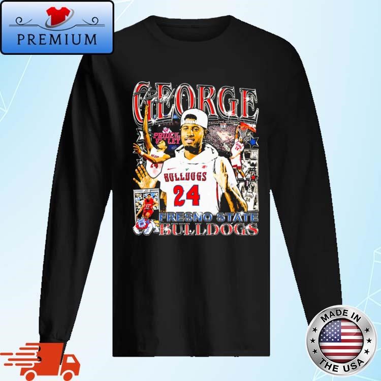 Official Paul George Fresno State Bulldogs Graphic Long Sleeve
