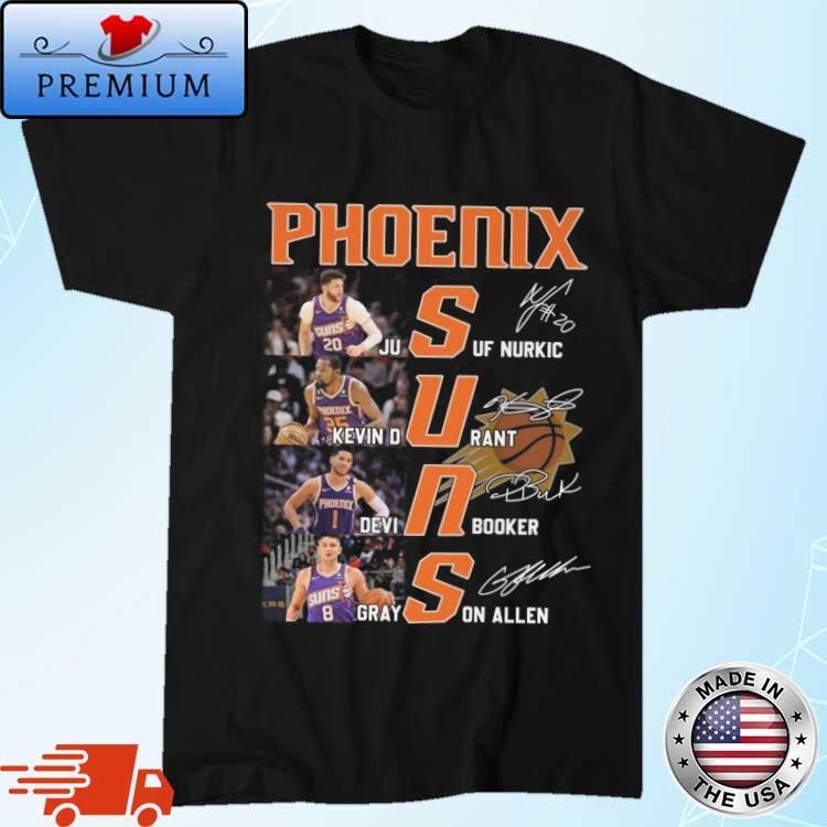 Official Phoenix Suns Basketball The All-Star Squad Signatures Shirt