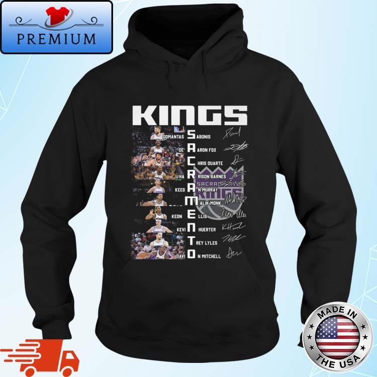 Official Sacramento Kings Basketball The All-Star Squad Signatures Hoodie