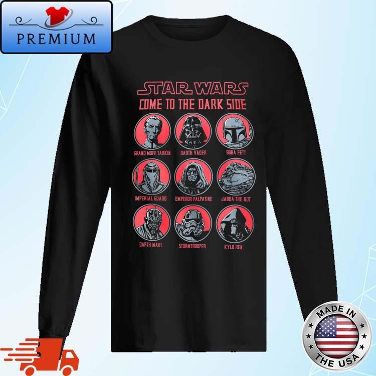 Official Star Wars Come To The Dark Side Heathered Long Sleeve