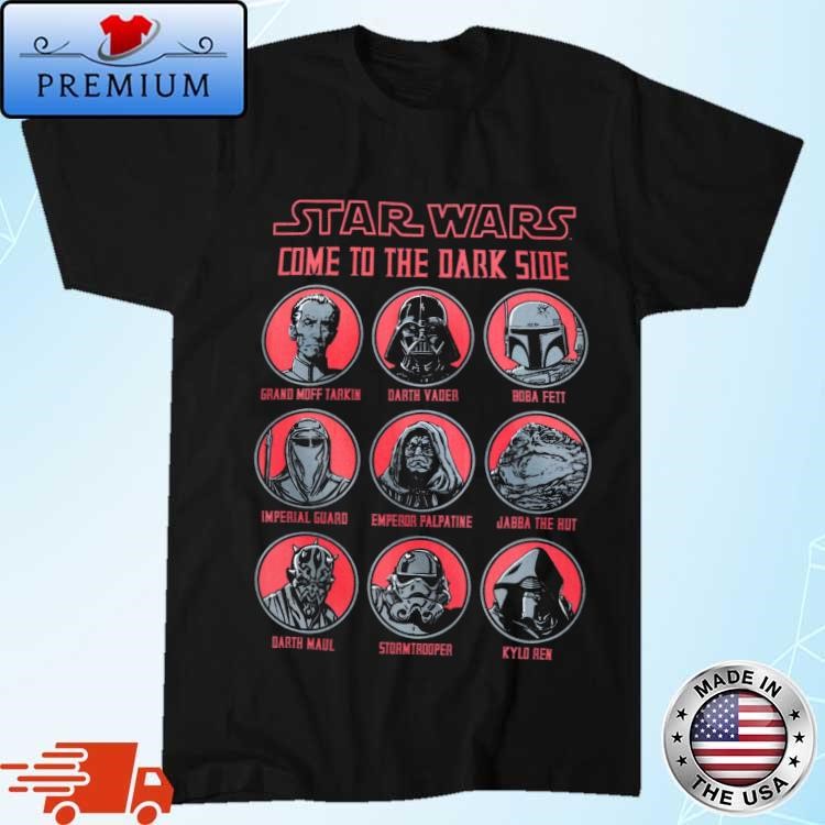 Official Star Wars Come To The Dark Side Heathered Shirt