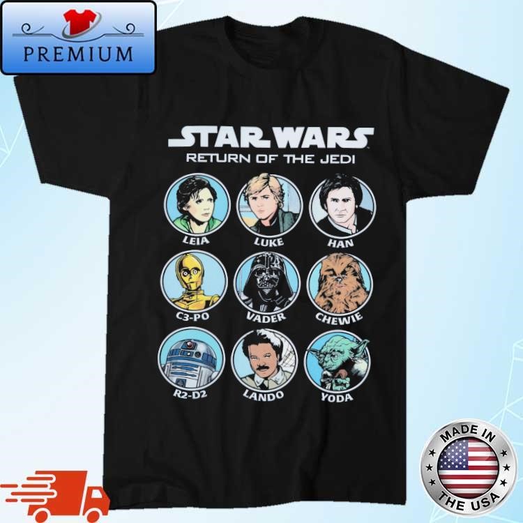Official Star Wars Return Of The Jedi Shirt