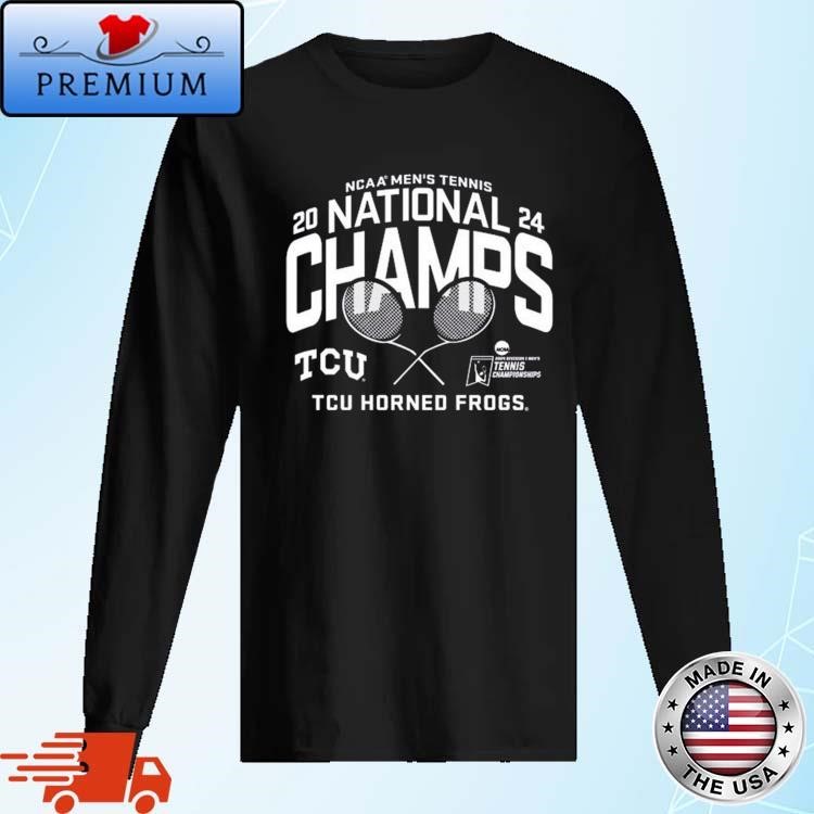 Official TCU Horned Frogs 2024 NCAA Men's Tennis National Champions Long Sleeve