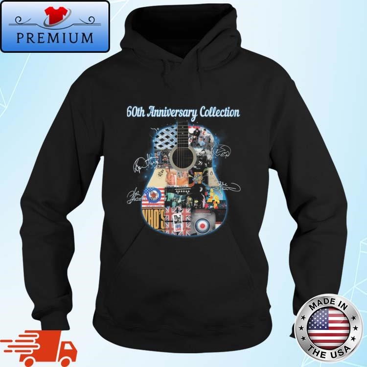 Official The Who 60th Anniversary Collection Signatures Hoodie